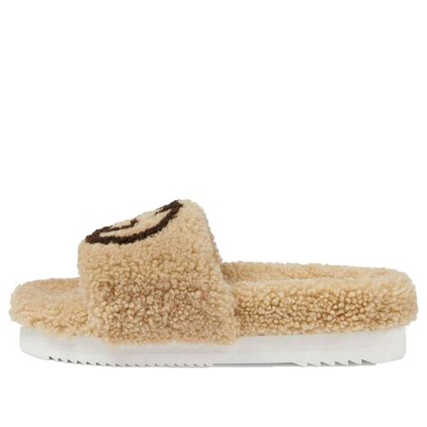 Gucci Wmns Slide 'Interlocking G Merino Wool 